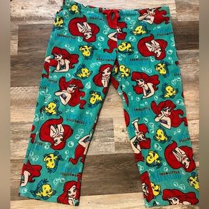 The Little Mermaid pajama pants in 3x